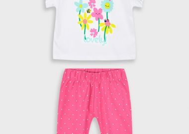 Σετ μπλούζα με κολάν για βρεφικό κορίτσι (3 - 18 μηνών) | ΦΡΑΟΥΛΑ - Energiers - 